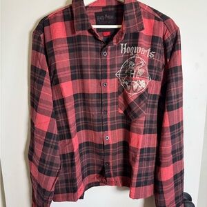 Harry Potter Red and Black Plaid Shirt